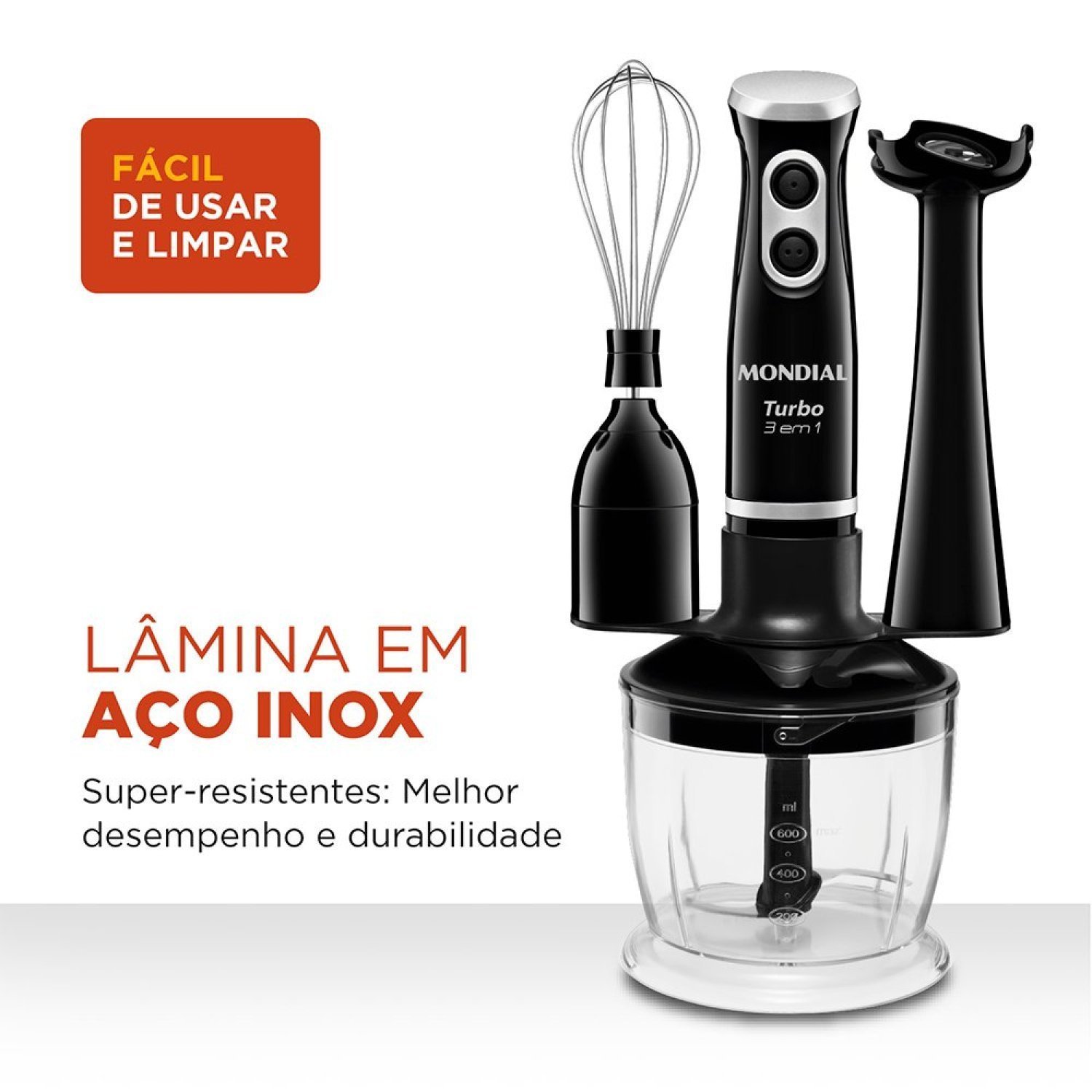 Mixer Turbo 3 em 1 350w 220v M-14 Mondial - 8