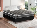 Ver imagem 1 de Conjunto Cama Box Espuma Miami Cinza Casal 138x188x62