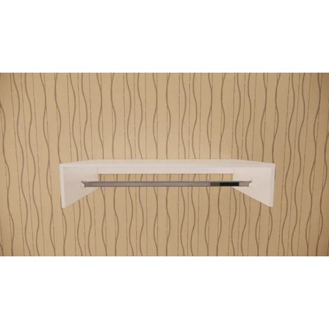 Cabideiro De Parede azul Arara Porta Roupas Quarto Closet loja - GRUMOBILE