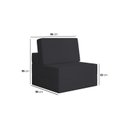 Ver imagem 7 de Sofá Cama À Vácuo 2 Lugares Linha Modular Flip Magic Yescasa