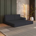 Ver imagem 3 de Sofá Cama À Vácuo 2 Lugares Linha Modular Flip Magic Yescasa