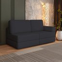 Ver imagem 1 de Sofá Cama À Vácuo 2 Lugares Linha Modular Flip Magic Yescasa