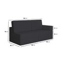 Ver imagem 6 de Sofá Cama À Vácuo 2 Lugares Linha Modular Flip Magic Yescasa