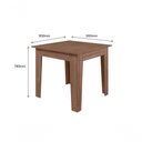 Ver imagem 3 de Conjunto Sala de Jantar0,90 com 4 Cadeiras Amêndoa 51c