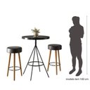 Ver imagem 5 de Conjunto Mesa Bistrô e 2 Banquetas Londres Salaone
