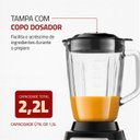 Ver imagem 5 de Liquidificador Turbo Glass Jarra de Vidro 1400w 127v L-1400 Gl Mondial