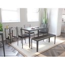 Ver imagem 1 de Banco 3 Lugares em Aço 120cmx45cmx35cm Rio