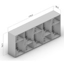 Ver mais imagens de Estante Infantil Multifuncional 10 nichos Bella Casatema MadeiraOriginals