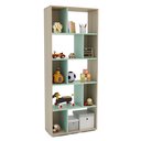 Ver imagem 2 de Estante Infantil Multifuncional 10 Nichos Bella Casatema MadeiraOriginals Bege/Marrom/Menta