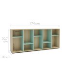 Ver imagem 7 de Estante Infantil Multifuncional 10 nichos Bella Casatema MadeiraOriginals