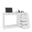 Ver imagem 3 de Escrivaninha Mesa Escritório Columbus 7 Gavetas 120cm Yescasa Branco