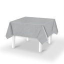 Ver imagem 1 de Toalha de Mesa Flanelada Quadrada 138x138cm:cinza