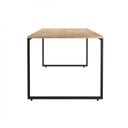 Ver imagem 5 de Conjunto Mesa Jantar 4 Cadeiras Industrial Aço Allegra PP Preto Yescasa Natura