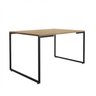 Conjunto Mesa Jantar 4 Cadeiras Industrial Aço Allegra PP Preta Espresso Móveis - 2