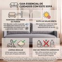 Ver imagem 7 de Sofá 2 Lugares Living Persa Linho Cinza