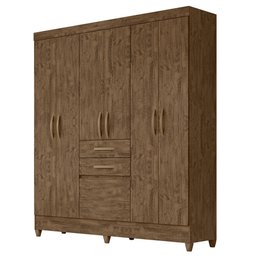 Guarda Roupa 7 Portas New Mafra Castanho Wood 897331 Moval - 1