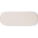 Ver imagem 2 de Puff Decorativo Orgânico para Living Quarto 140cm Doha W01 Linho Cru - Lyam Decor