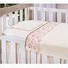 Jogo de Lençol de Berço Americano para Bebê Menina 3 Peças 100% Algodão: Rosa-animais Balão - 2