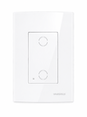 Ver imagem 1 de Interruptor Inteligente Touch 2 Teclas 4x2" Branco Sleek Margirius Cor:Branco