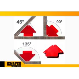 Esquadro Magnético Para Soldador Até 12 Kgs Galzer 32 - 3