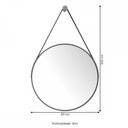 Ver imagem 3 de Espelho Decorativo Castanheira 60cm Preto - Jb Bechara