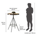 Ver imagem 7 de Conjunto Mesa Bistrô e 2 Banquetas Barcelona Salaone