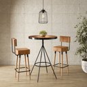 Ver imagem 1 de Conjunto Mesa Bistrô e 2 Banquetas Barcelona Salaone