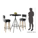 Ver imagem 6 de Conjunto Mesa Bistrô e 2 Banquetas Barcelona Salaone