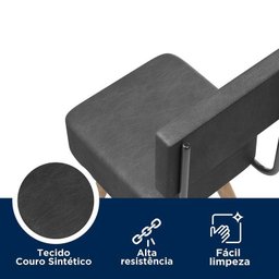Conjunto Mesa Bistrô e 2 Banquetas Barcelona Salaone - 11