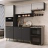Cozinha Compacta 3 Peças 7 Portas 1 Gaveta 1 Nicho do Forno Atena  - 1