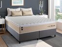 Ver imagem 1 de Cama Box Queen Alford com Colchão Molas Ensacadas 158x198x66 Cinza