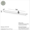 Ver imagem 3 de Prateleira Reta 180cm com Fita de Led Tb185f