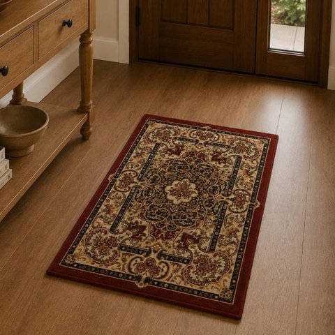 Passadeira Persa Clássico Tabriz Alto Padrão Monet:Des. 04/0,60x0,90m