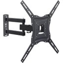 Ver imagem 3 de Suporte Tv Parede Triarticulado 400x400 Ajuste Inclinação 90° Extensão 5-42cm