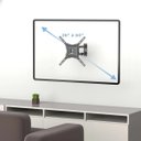 Ver imagem 5 de Suporte Tv Parede Triarticulado 400x400 Ajuste Inclinação 90° Extensão 5-42cm