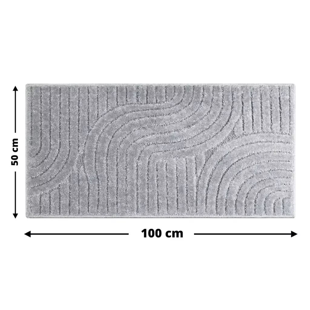 1 Tapete Banheiro Antiderrapante Grande 50x100 Js Sd M51 - 6