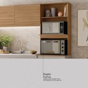 Ver imagem 6 de Cozinha Compacta 5pts 1gaveta e Balcão de Pia 120m S/ Tampo/cuba Amaranto - Amêndola Touch Demóbile
