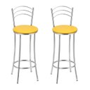 Ver imagem 1 de Kit 2 Banquetas Cromadas Bc26-b A105