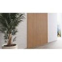 Ver imagem 5 de Acabamento Lateral para Painel Ripado MDF 2.5x250cm Marrom/Freijó Pradel Móveis