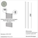 Ver imagem 3 de Acabamento Lateral para Painel Ripado Mdf 2.5x250cm