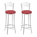 Ver imagem 1 de Kit 2 Banquetas Cromadas Bc26-b A107