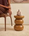 Ver imagem 3 de Mesa de Apoio Decorativa em Madeira 39cm 21595 Mart