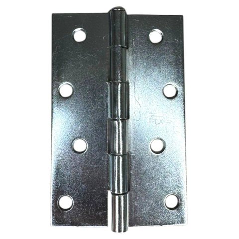 Dobradiça Porta Zincada Caixa 24 Peças - 4" 100mm Ferca
