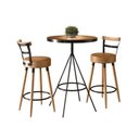 Ver imagem 2 de Conjunto Mesa Bistrô e 2 Banquetas Moscou Salaone