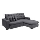 Ver imagem 3 de Sofá Berlin 2.65x2.10m com Chaise Super Pillow Top - Chumbo