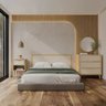 Cabeceira Kaya Cama Queen 160 Cm X 60 Cm Tauari - Telinha Rattan - 2