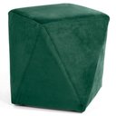 Ver imagem 1 de Puff Decorativo Ametista B-303 Veludo Verde - Domi