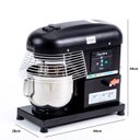 Ver imagem 3 de Batedeira Planetária 5L Profissional Motor 1000w Bivolt Maná Preto