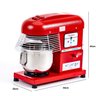 Batedeira Planetária 5L Profissional Motor 1000w Bivolt Maná Vermelho - 2