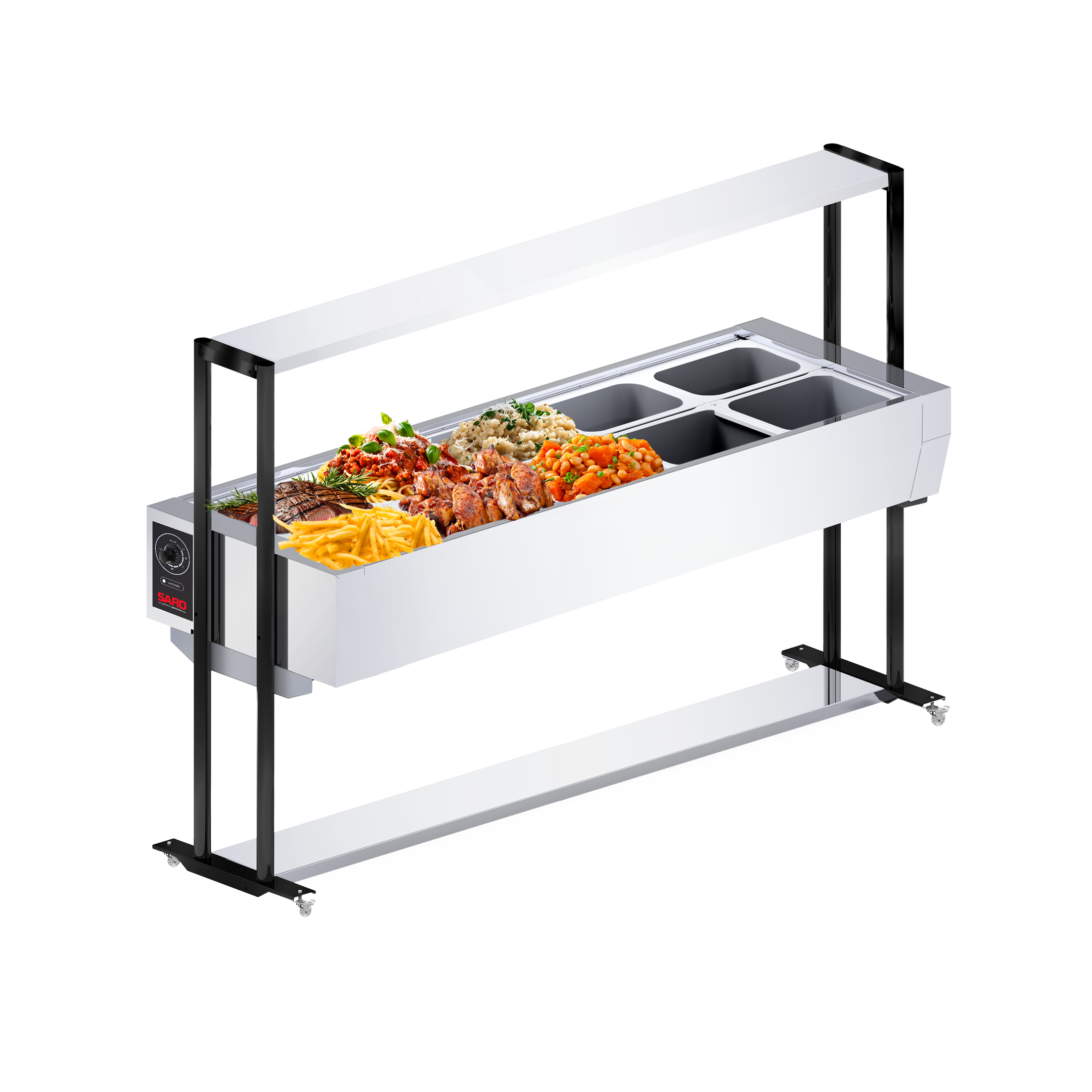 Buffet Térmico Aquecido Inox 10 Cubas com Tampa 127v BF1011